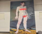 Powerful trans women painting from fuckling trans