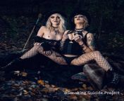 Hellizabeth Suicide &amp; GES Suicide ? Real Smoking HOT Goth ? The GODDESS and the QUEEN of the forest.. from apex suicide