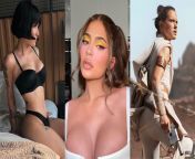 [Halsey, Kylie Jenner and Daisy Ridley] 1) Suck on her nipples and finger her asshole 2) Fuck her pussy then surprise anal her when youre about to cum 3) Lick her asshole inside and out until its dripping wet and you cum on her legs from himachali fudi women removing saree and bra and fucking her boob