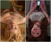 Would you rather Reverse face fuck + cum in throat with Elle Fanning OR Karen Jillan? from reverse face fucking