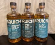 Nipped out to the shop in Inverurie after work. There was a rep there from Bruichladdich. I got to try a few. Ended up leaving with them aswell. Also got a free tote bag. Socks and stainless steel mug. from indian village rep