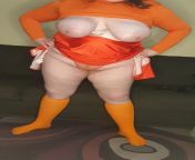 Velma BBW cosplay with massive natural G cups from bbw mature with