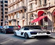 NSFW: Porsche Macan &amp; Audi R8 Spider, Paris ??? (1080x1350) ?@eddycalll from somali niiko macan