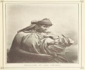 A Bedouin woman and her child. Tunis, 1893. from senegalais tunis