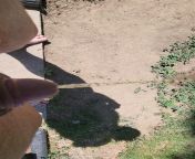 Nothing like an outdoor piss! from fat aunty outdoor piss mms