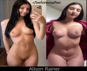 Alison Rainer natural tits growth from alison rainer