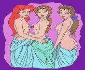 Ariel, Kayley &amp; Belle (Unknown) [The Little Mermaid, The Quest For Camelot, Beauty &amp; The Beast] from cartoon of quest for camelot