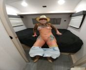 Having some fun at the RV Show last month. I wonder if they had any cameras in these units, if they did, someone got lots of views that day! ?(F)58 from girls remove clothes if they loose show boobs
