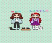 Big Lily and Little Lily from lily and zary