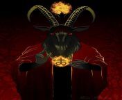 Hail the Dark Lord, Satan, the Devil, the liberator of humankind, King of the Infernal and the Demonic, Master of the Black Arts and Grand Adversary of God! from oggy and the cocroj