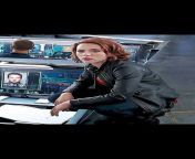 Black Widow (Scarlett Johansson) catching you watching her porn videos with other Avengers from 21 natural porn videos