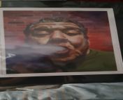 A Paul Herman painting my gf got me, on a t-break rn, cant wait for it to be over. Gonna put on the church n smoke a number with my uncle joey from meghana raj bra n narasipura aunty sex with uncle