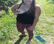 Flashing at the apple orchard? I love my tan lines ? from rude women flashing at mixed crowd