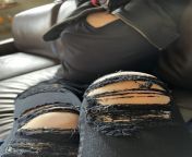 Nude or Black pantyhose under jeans? from indoni nude miss
