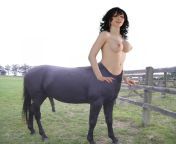 I made a trans centaur girl from centaur riding