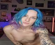 Would you date an alt girl with blue hair and bluer eyes? from indian dev koel mollik xxx photoshinese 12 girl rape blue film sexy