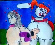 Fnaf SL Elizabeth and Circos baby from dont come crying fnaf sl