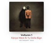 Kanye West releases his album “Vultures Vol. 1” featuring himself and Bianca on the cover from 倉木麻衣『イミテイション・ゴールド』cover〔tak matsumoto featuring 倉木麻衣〕