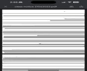 White stripes of horizontal lines appears in pdf in iOS 17 from pdf kadhakal