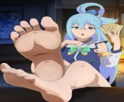 What if aqua had higher IQ and running the biggest mafia to defeating the demon lord generals and demon king to get back home. and Kazuma is her superior. from konosuba kazuma lolicon lolicon 3d family