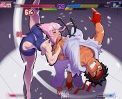Manon vs Ryu (WhiteFlagMan) from mikami manon