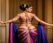 Sensual Indian showing her sexy ass crack in saree from indian bihari bhojpuri sexy bur