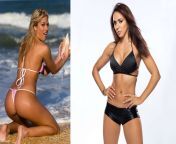 Kelly Kelly vs Layla. Pick one of these WWE divas to fuck. Also pick one who&#39;d suck your dick. from wwe divas fake nude