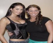 Stephanie McMahons big tits in a tight shirt the night she did HLA from tight dress stephanie mcmahon