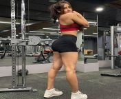 Sofia? ansari gym thighs from sofia ansari hot vertical slow motion