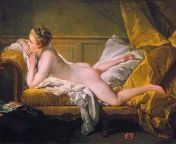 Portrait of Marie-Louise O&#39;Murphy, mistress to Louis XV of France, Franois Boucher, 1751 [1186x965] from marie louise fink nude fake