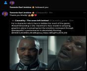 [SPOLIERS-ISH] Had a lovely little reaction with Die-hardman&#39;s actor, Tommie Earl Jenkins today after praising his amazing performance in the last few hours of the game from olinka hardman