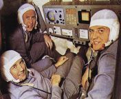 The Crew of Soyuz 11 (Left to Right): Viktor Patsayev, Georgy Dobrovolsky and Vladislav Volkov. All 3 died after a ventilation valve opened after leaving the Salyut-1 space station. These 3 are the only humans known to have died in outer space. from vladislav galagan seks
