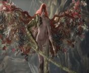 In Elden Ring, Malenia is half naked this is due to the fact that most gamers are too bad at the game to stare at her tits without immediately getting annihilated from bad massti