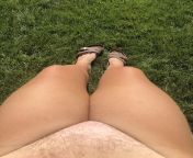 [bbw] hairy fupa in the sun ?????? see post history for video of how pink it is inside ? from bbw hairy see