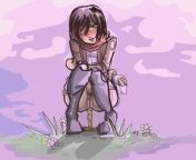 [M4F] Eren and mikasa are on a mission together and suddenly mikasa has to take a Shit while beeing with eren. from eren bülbül Ölümsüzdür