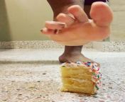 Ima stomp you just how I stomped this cake ? ???... full video in my Onlyfans!!!! from full video linsey99 nude onlyfans leaked 706705 2