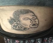 One of my co-workers got another co-workers face tattooed on his ass bc he raised so much money for our bar during the pandemic from fuq @co