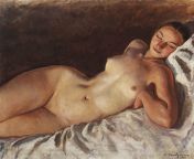 Sleeping nude, 1941, Zinaida Serebriakova, [1400 x 1191] from sleeping nude girls desi