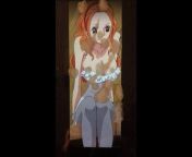 Emptied over Nami, god I love her tits from i love her tits