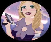 My BFF is giving Twitch a go and I got to paint her profile pic. ?????? #stellaris #twitch #QueerAsFolk #LGBTQIA https://www.twitch.tv/SpaceTr4p from livstixs twitch