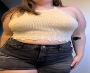 Not sure if yall like fully clothed here but I wanted to show off my cute outfit and curves. from he cum but i wanted more