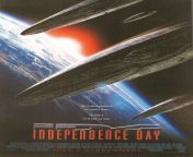 Independence Day (1996) I always thought the ID4 abbreviation they used for the title made it look like this was actually the 4th movie in the franchise and was kind of dumb from movie 1996 emmaunel