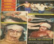 May 3rd 1987, the day Perro Aguayo (1946-2019) almost bleed to death while wrestling Villano III (1953-2018) for the WWF Light Heavyweight Championship from 网上棋盘赌博平台游戏→→1946 cc←←网上棋盘赌博平台游戏 vtza