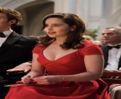 Emilia Clarke in a red dress from alexa pearl tits in kitchen red dress mp4 download file