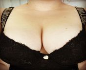 Nothing like a black bra and a big set of titties from bf big booms threw a black bra