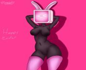 Easter bunny TV Woman shows her cameltoe and tits (Danionebyall53) [Skibidi Toilet] from tv woman r34