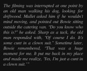 Perspective (a story about the filming of the Ashes To Ashes video, taken from Dylan Jones&#39; book, David Bowie : A Life) [NSFW language] from ashes to ashes
