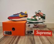 [WTT] DS Nike Sacai LDWaffle Blue Multi (11.5) and/or very lightly used Nike Off-White Dunk Low Pine Green (11.5) + CASH - Looking for Nike Travis Scott Jordan 1 Retro High (Size 11-11.5) from travis scott new songs video