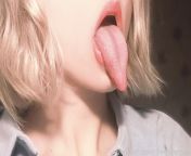 ?Come to my audio account to listen to the most wet and wild dreams of yours? My account is free for now and it has free audio on the main page? I do personal requests and new blowjob audio is only 3&#36;? Look how long my tongue is? from rubygloom audio