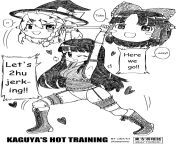 (Silly Touhou) Kaguya&#39;s Hot Training from touhou mmd pov】 giantess kaguya39s birthday vore and shrinking